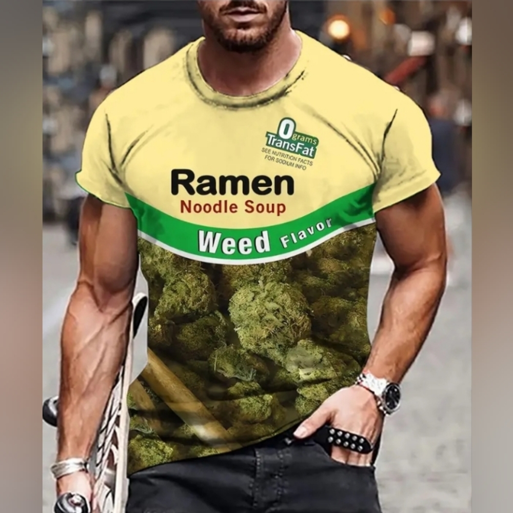 Ramen Noodle Soup Weed Flavor Hoodie  NWOT